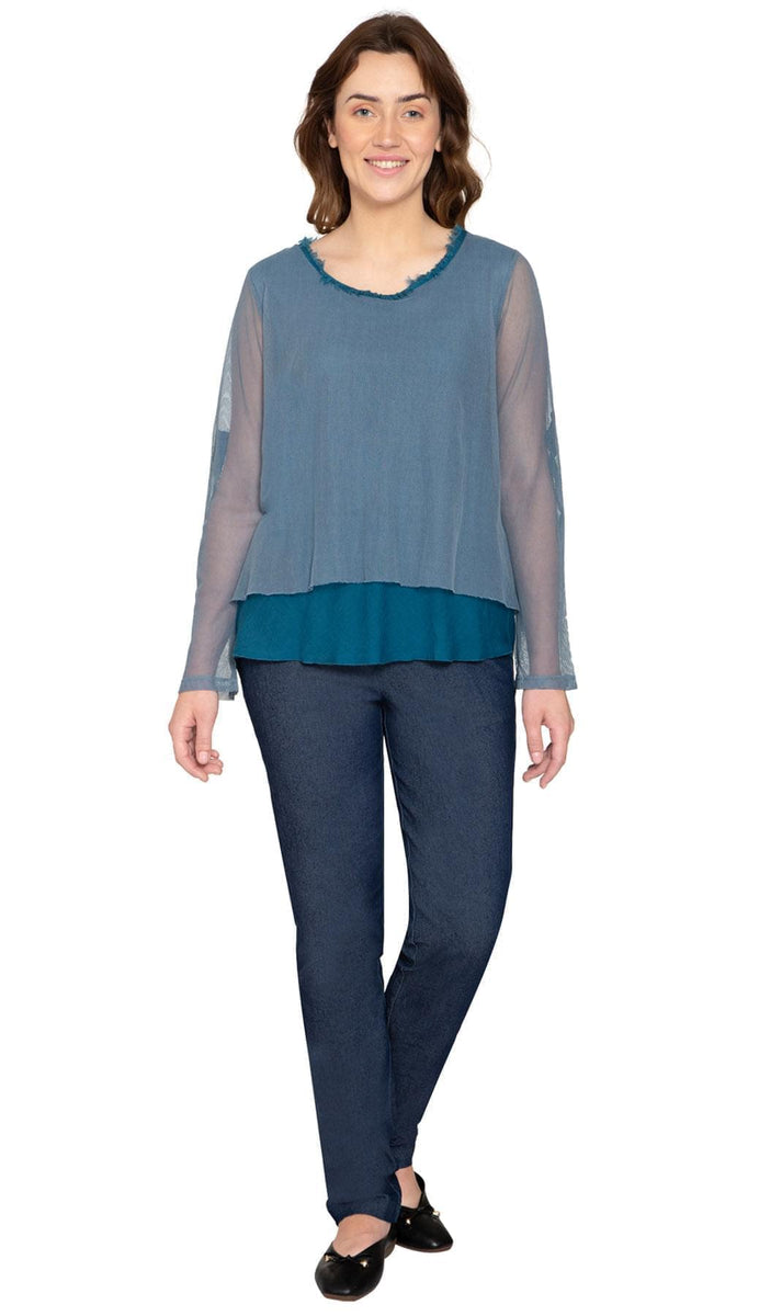 トップス MESH LAYERED COMPACT TOPS MESH LAYERED COMPACT TOPS