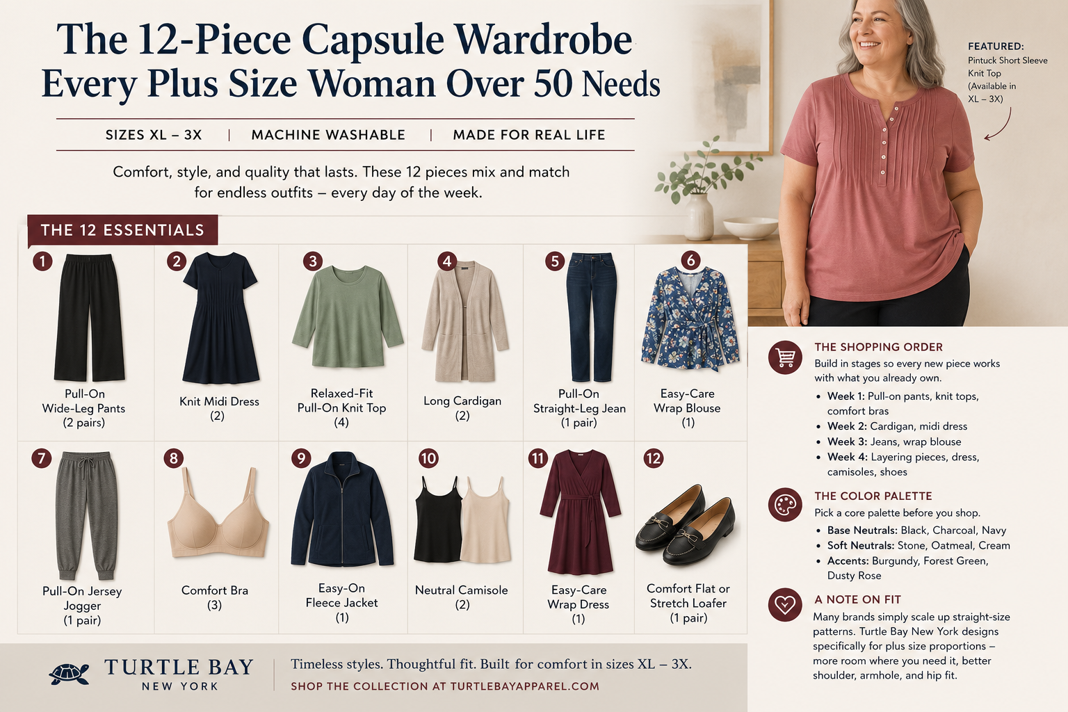 12 Essentials Every Plus Size Woman Over 50 Needs 