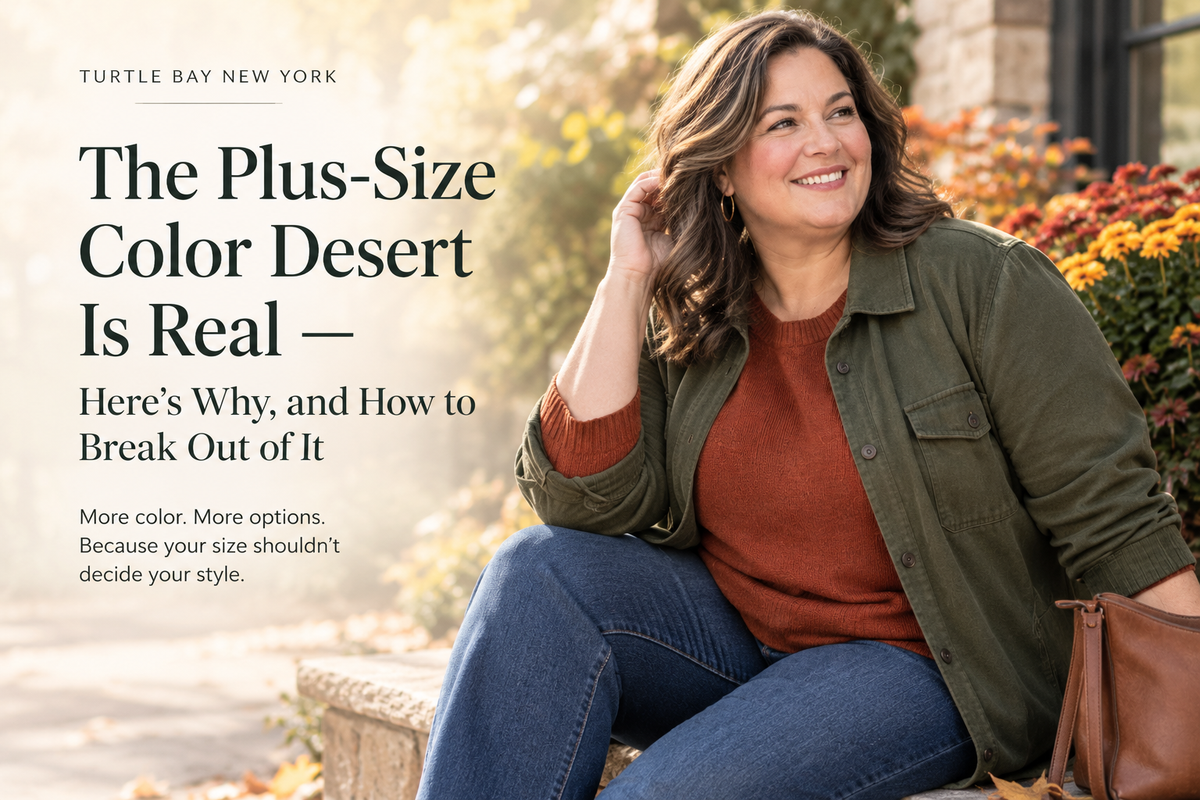 The Plus-Size Color Desert Is Real — Here's Why, and How to Break Out of It