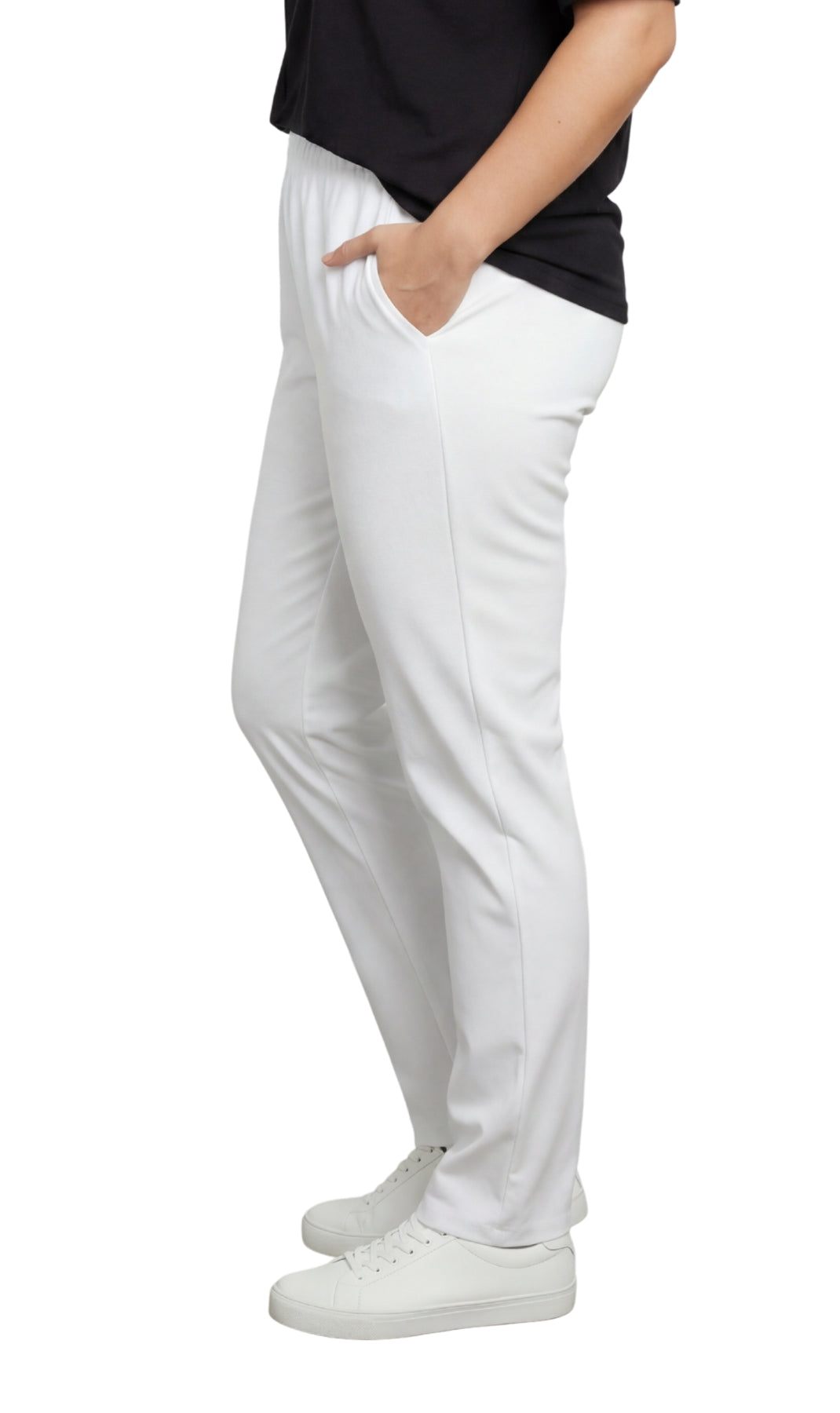 Women's Elastic Waist Pull On Jeans in Denim & Twill - Soft & Lightweight with a bit Stretch 25