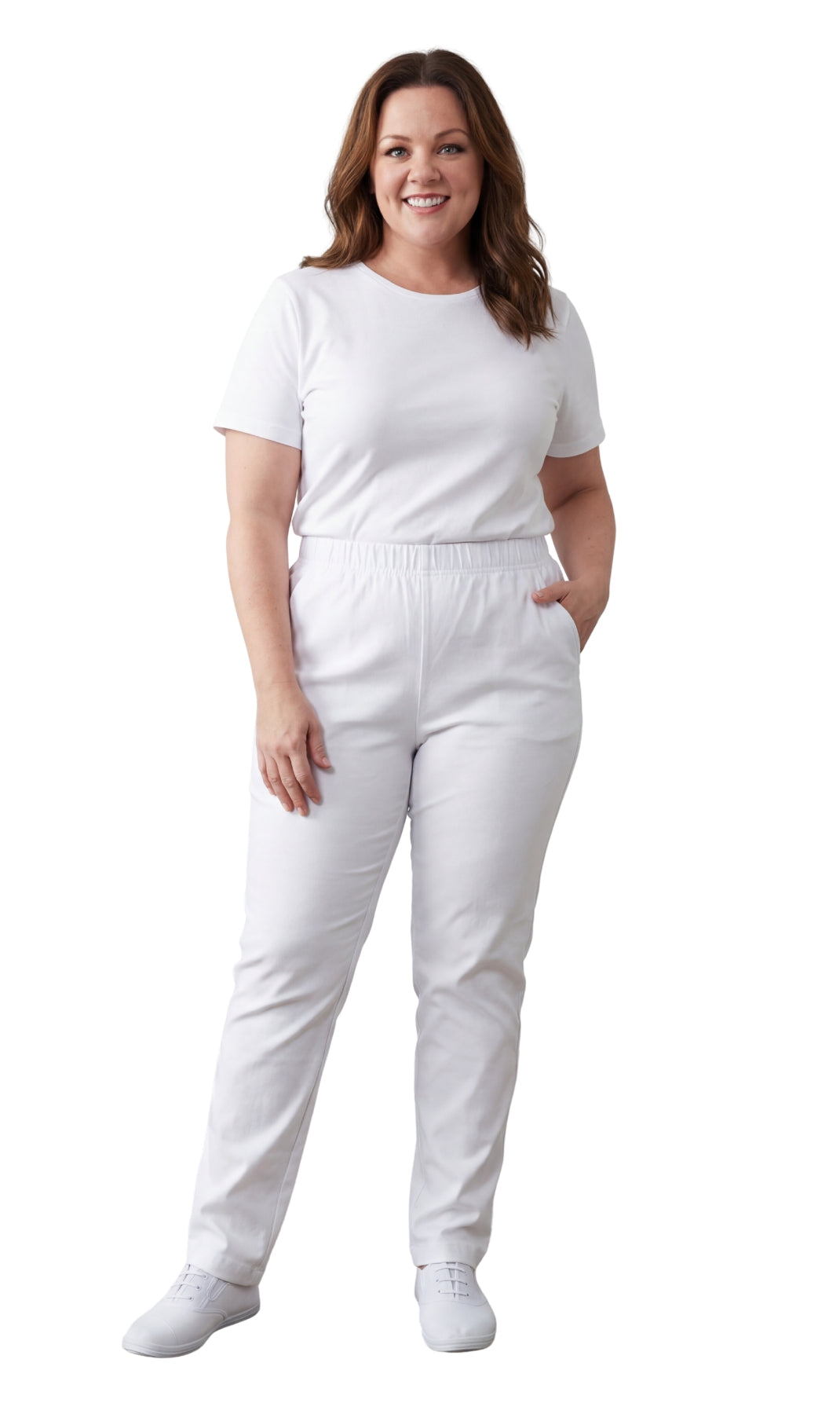 Women's Lightweight Pull-On Denim Jeans with Elastic Waist – Relaxed Fit Stretch Jeans for Casual Everyday Wear 22