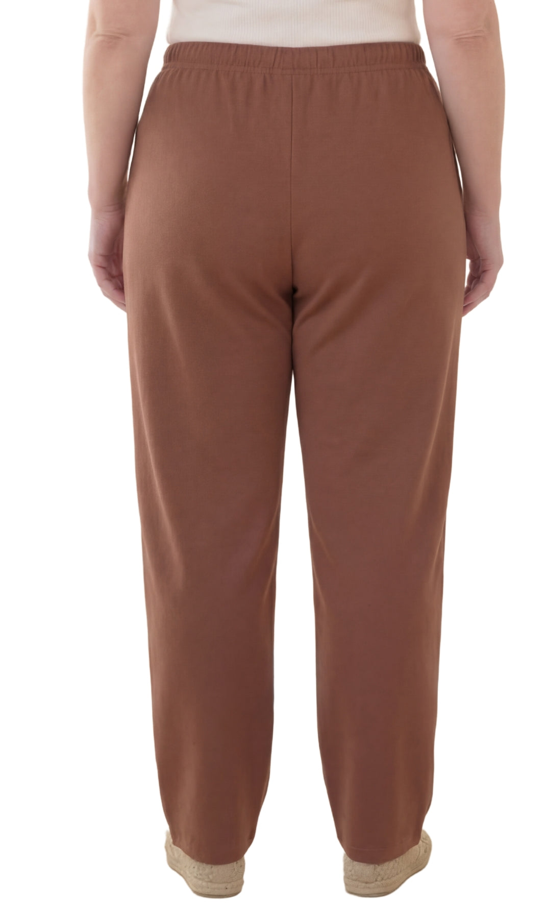 Women's Knit Pull on Pants - Cotton Blend with Flat Front waistband 59