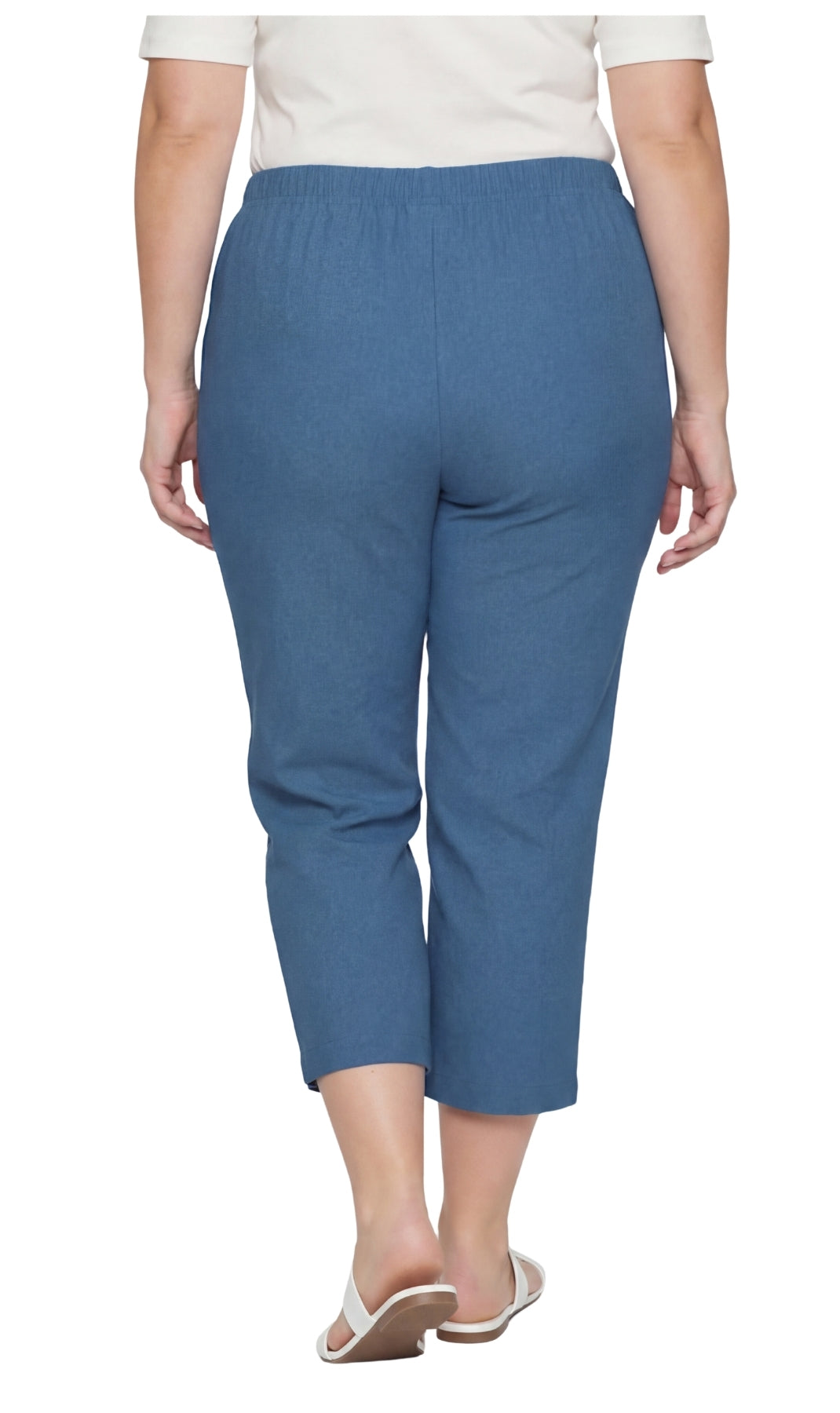 Women’s Lightweight Stretch Denim Capri Pants – Comfortable Everyday Fit 2
