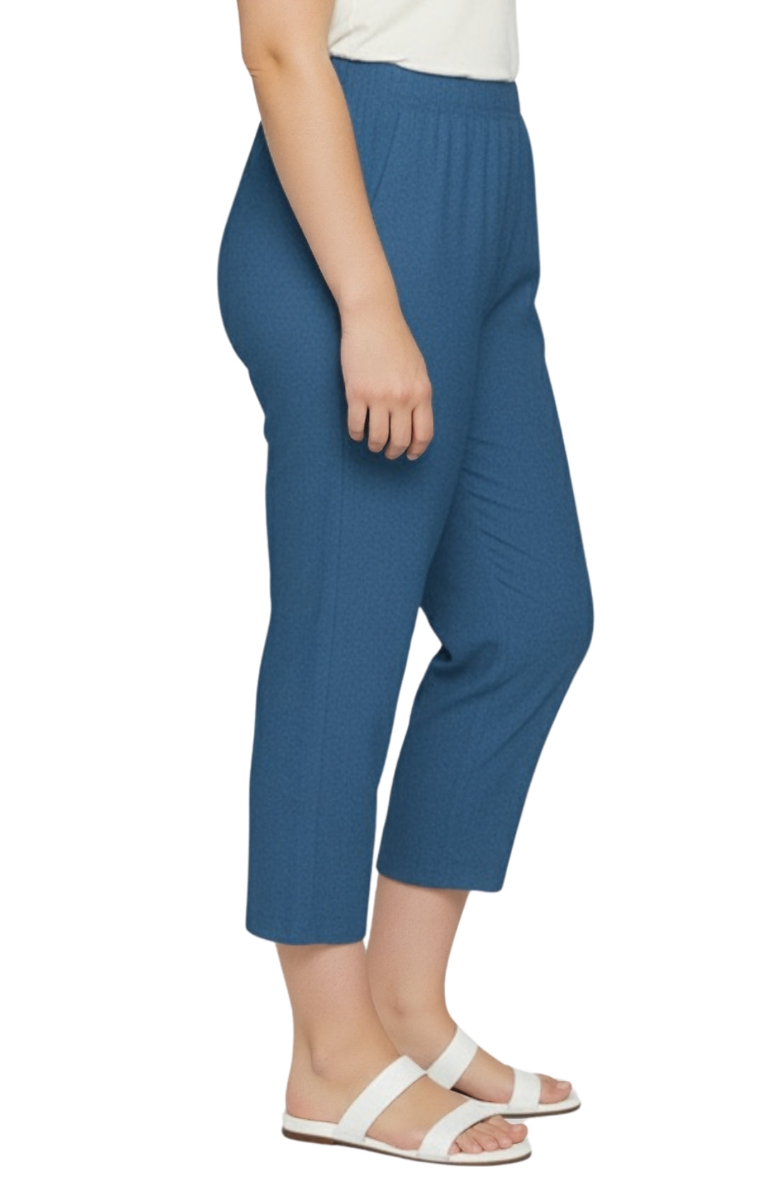 Women’s Lightweight Stretch Denim Capri Pants – Comfortable Everyday Fit 3