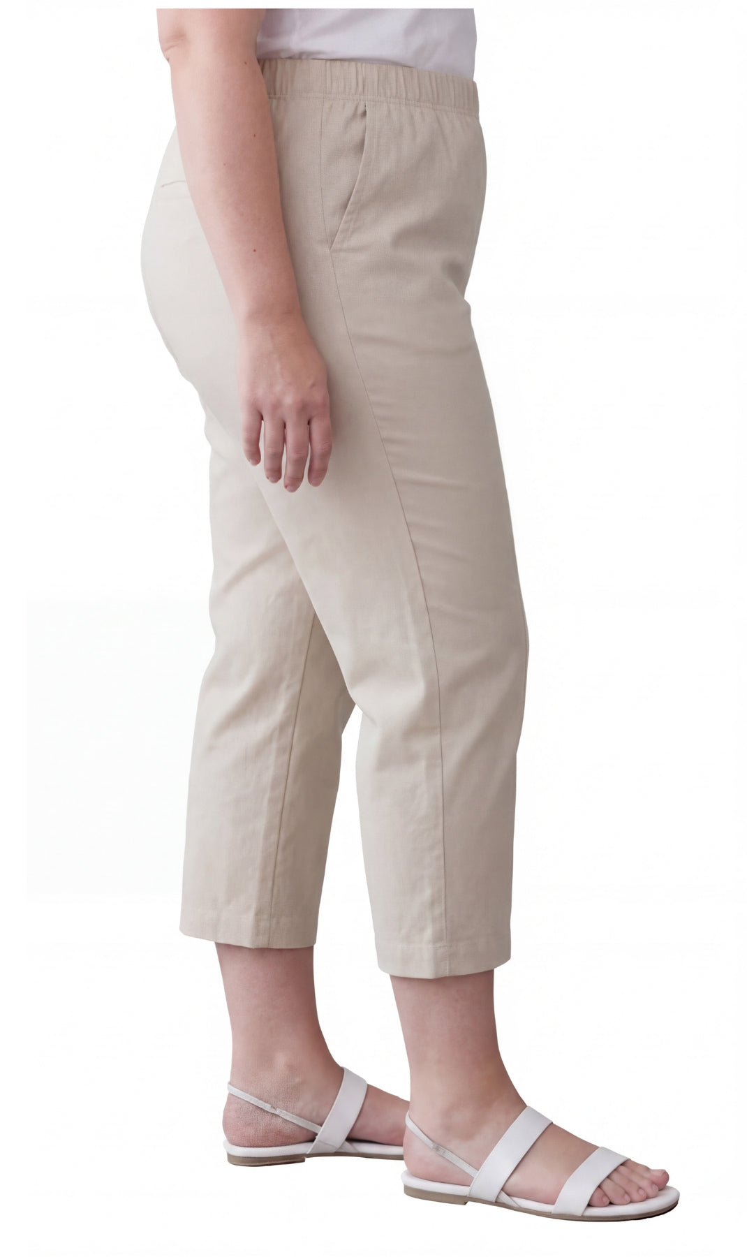 Women’s Lightweight Stretch Denim Capri Pants – Comfortable Everyday Fit 14