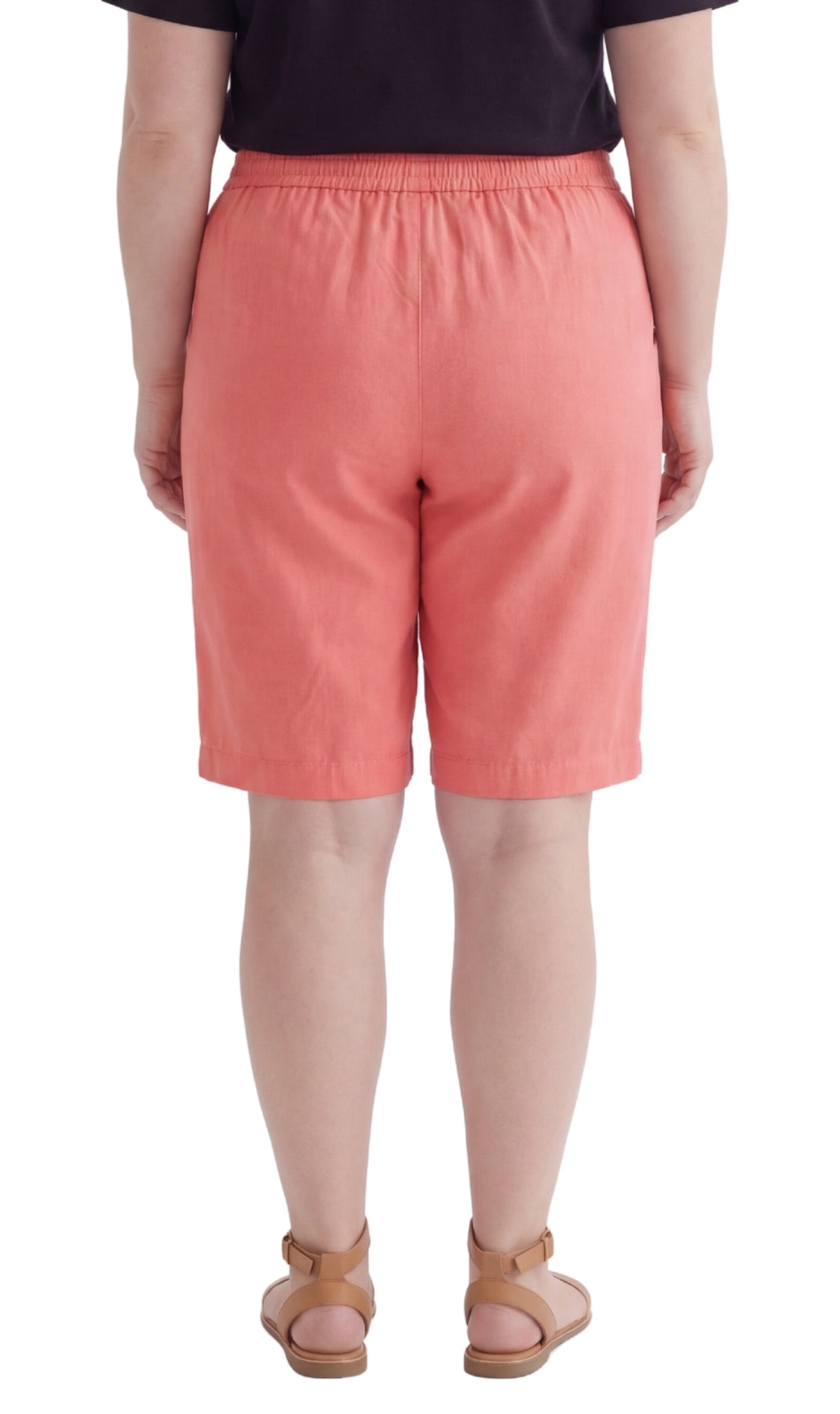 Women's Easy Pull on Bermuda Shorts in Denim and Twill 18