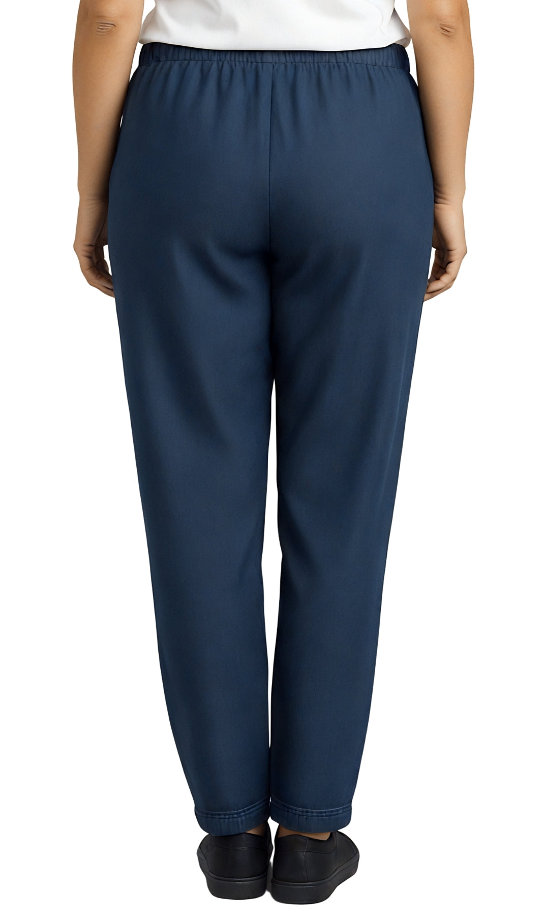 Women's Lightweight Pull-On Denim Jeans with Elastic Waist 3