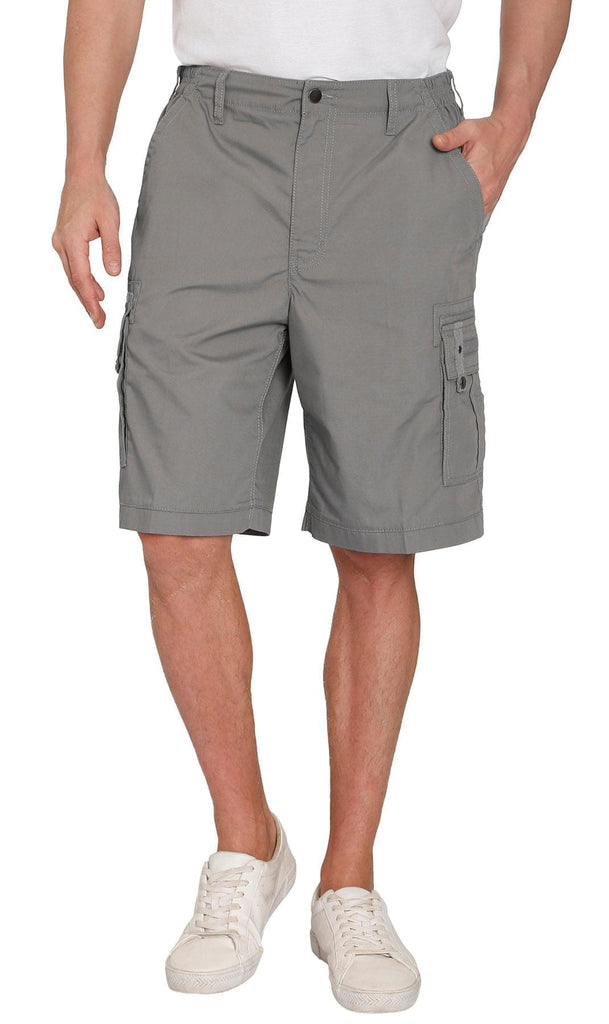 Men's Elastic Waist Cargo Shorts - Comfort and Functionality for Any Adventure TURTLE BAY APPAREL