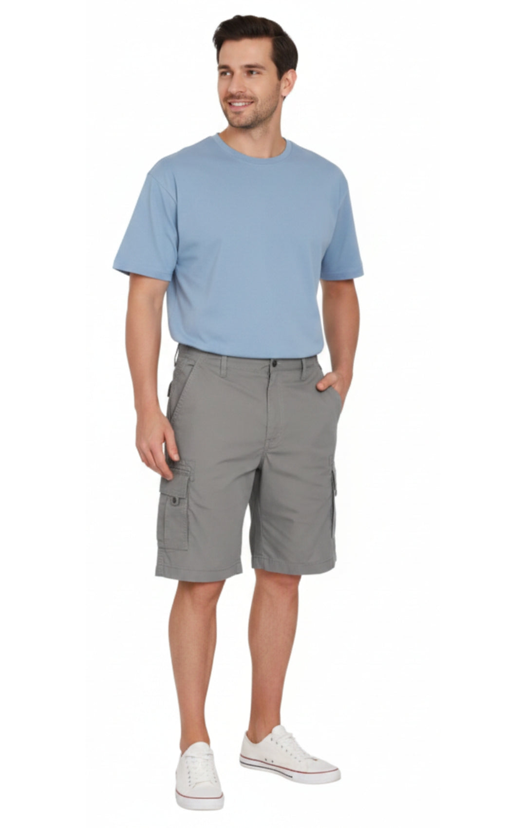Men's Cargo Shorts with Elastic Waist and Multi Pockets for added comfort 26