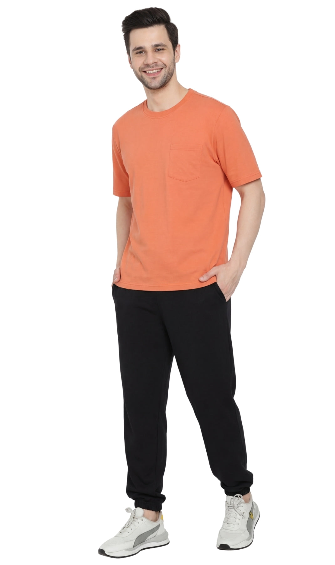 Men's Heavyweight Short Sleeve Crew Neck T-Shirt 22