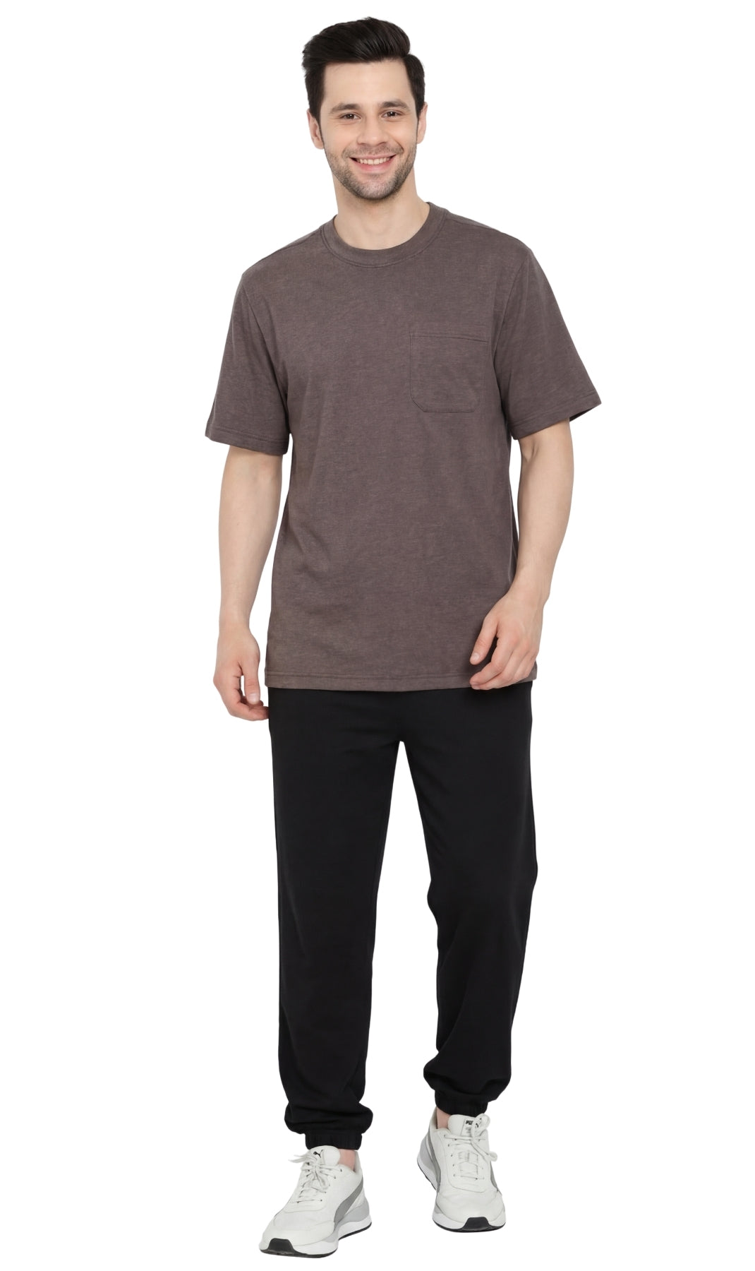 Men's Heavyweight Short Sleeve Crew Neck T-Shirt 17