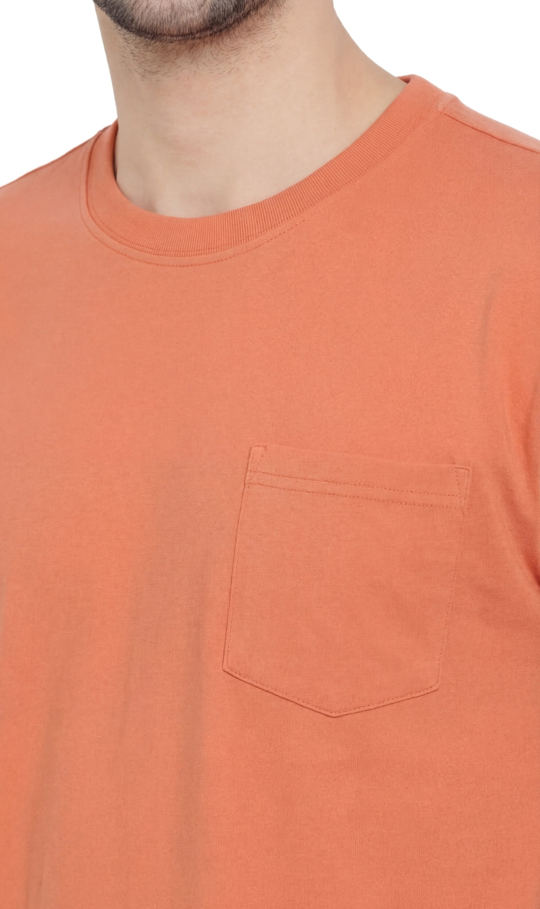 Men's Heavyweight Short Sleeve Crew Neck T-Shirt 21
