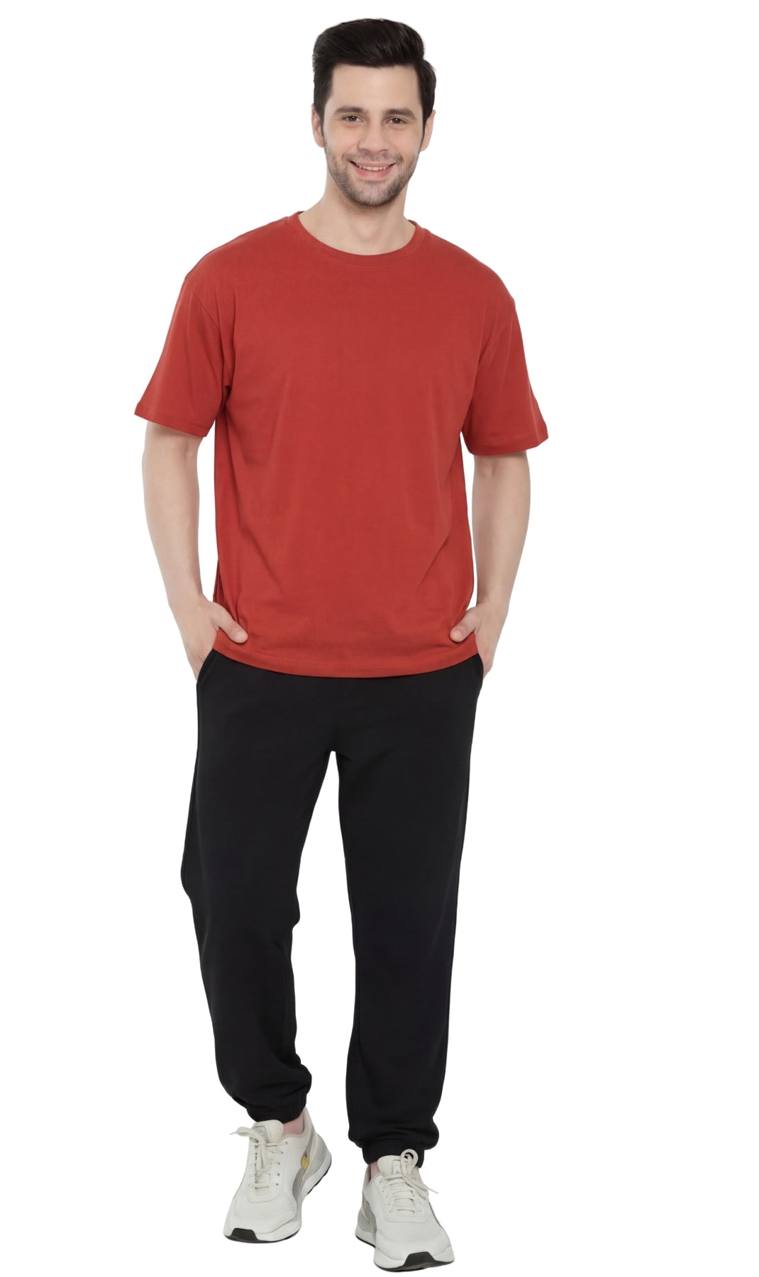 Men’s Heavyweight Crew Neck T-Shirt – Short Sleeve Solid Color Tee with Relaxed Fit 5