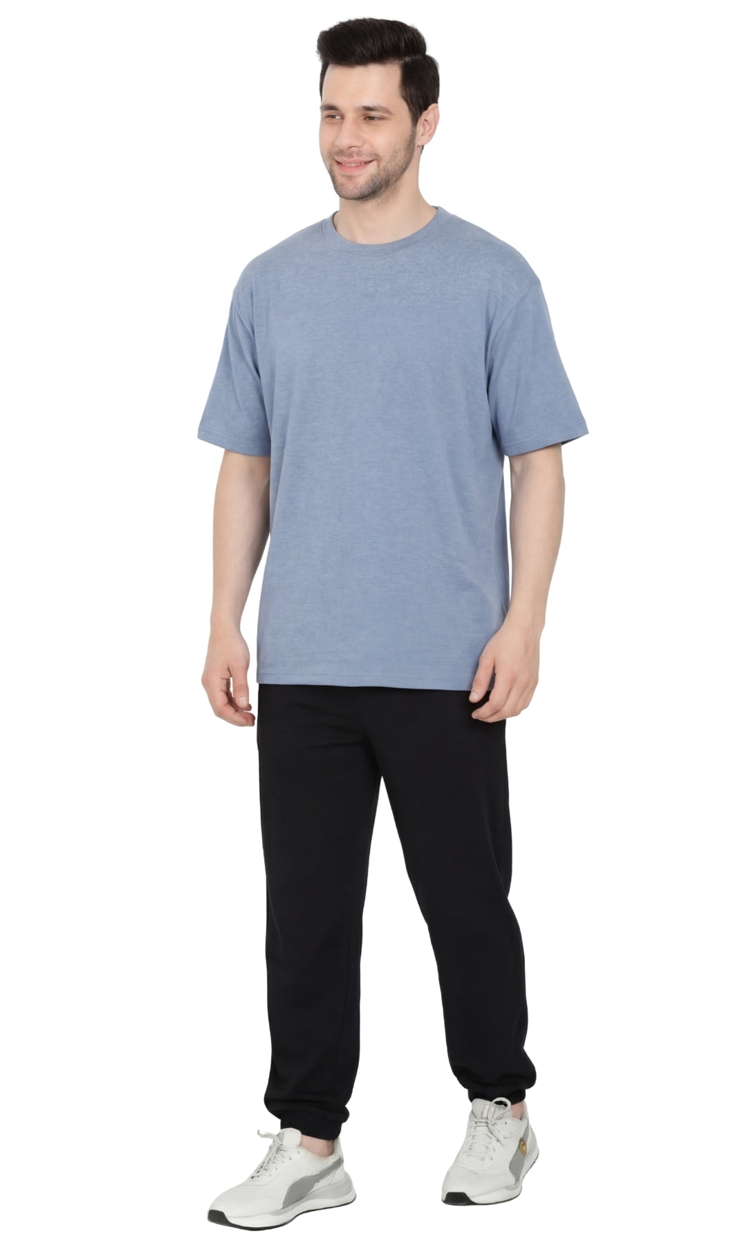 Men’s Heavyweight Crew Neck T-Shirt – Short Sleeve Solid Color Tee with Relaxed Fit 10