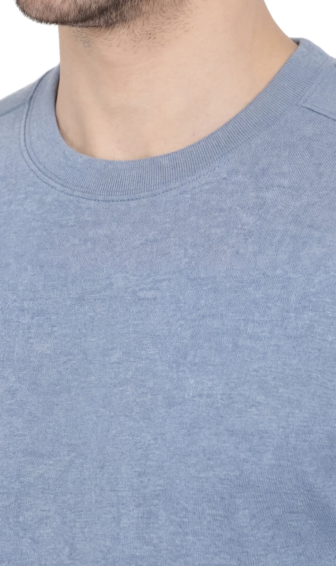 Men’s Heavyweight Crew Neck T-Shirt – Short Sleeve Solid Color Tee with Relaxed Fit 9