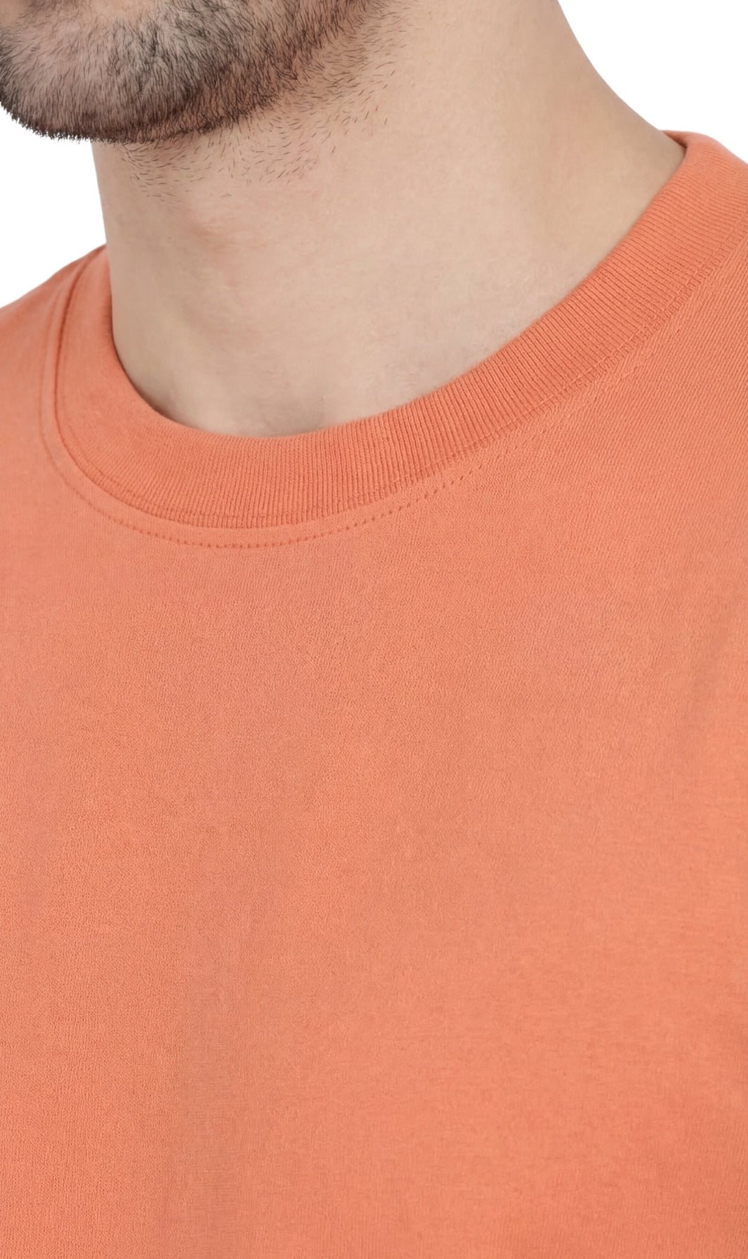 Men’s Heavyweight Crew Neck T-Shirt – Short Sleeve Solid Color Tee with Relaxed Fit 17