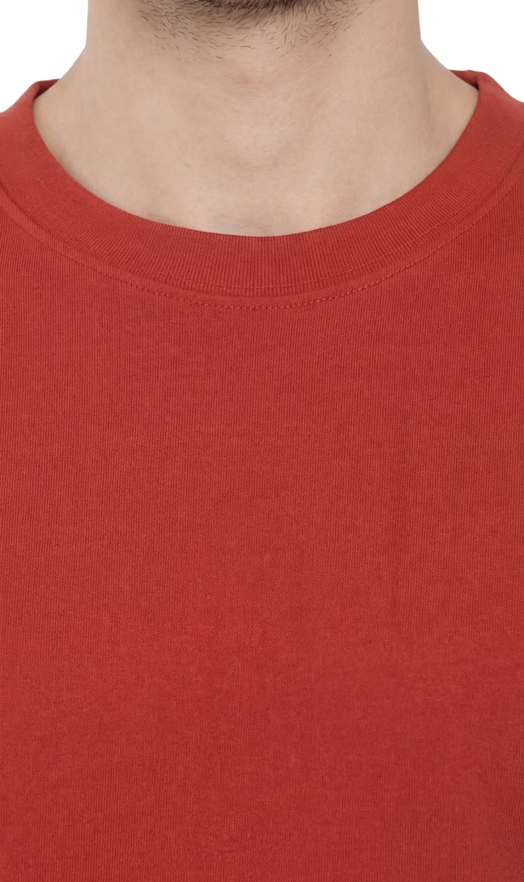 Men’s Heavyweight Crew Neck T-Shirt – Short Sleeve Solid Color Tee with Relaxed Fit 4