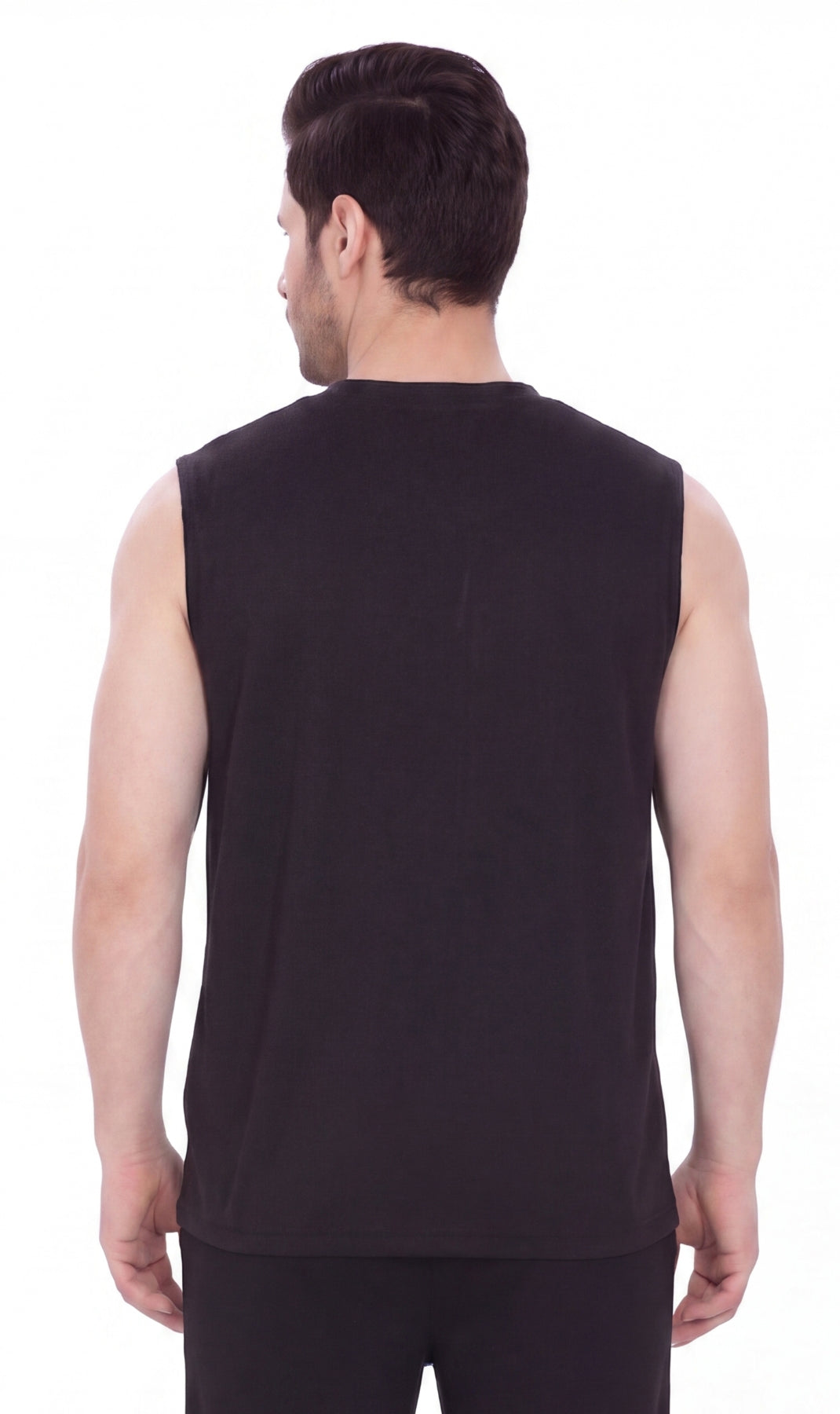 Men's Sleeveless Crew Neck T-Shirt 2