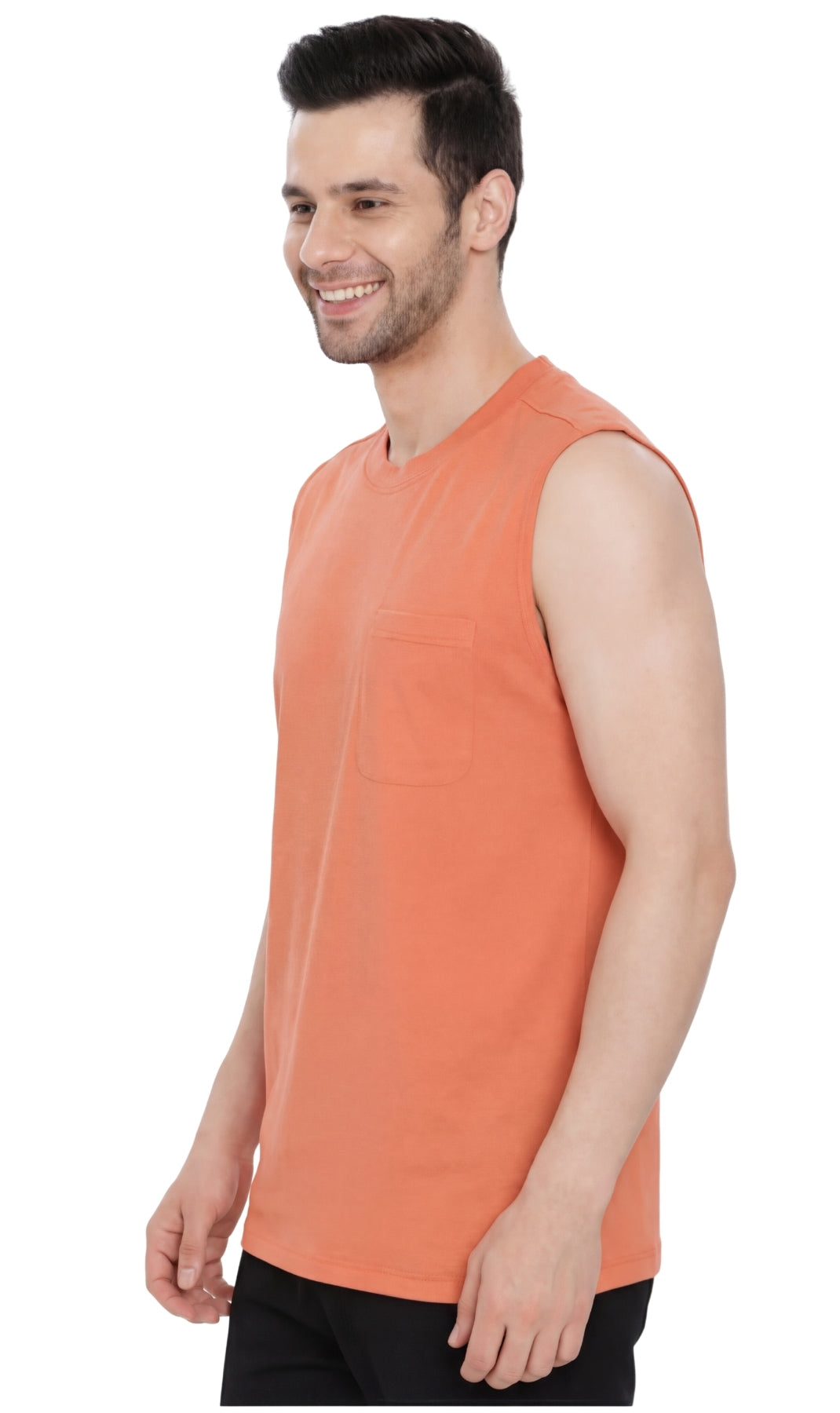 Men's Sleeveless Crew Neck T-Shirt 23