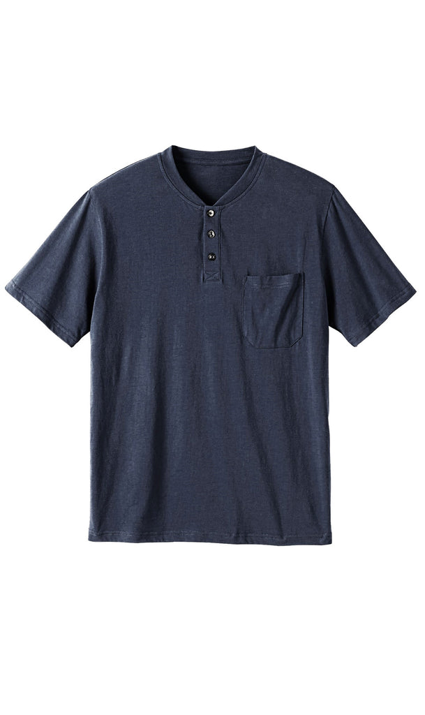 Men's Henley Short Sleeve – Nice, a Pocket!
