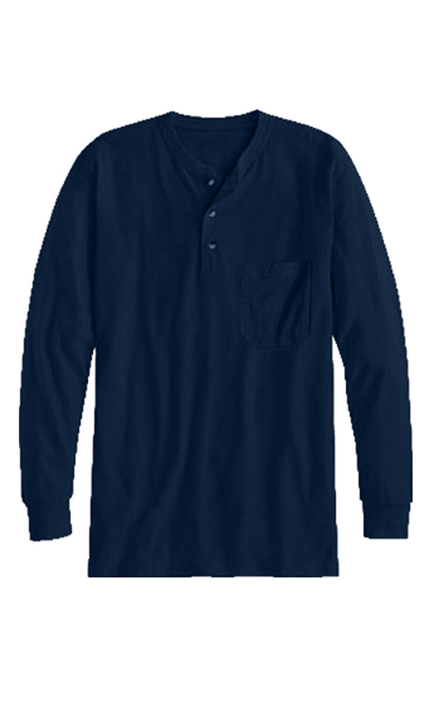 Men's Long Sleeve Henley