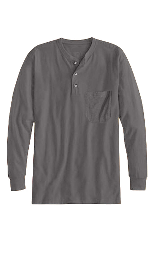 Men's Long Sleeve Henley