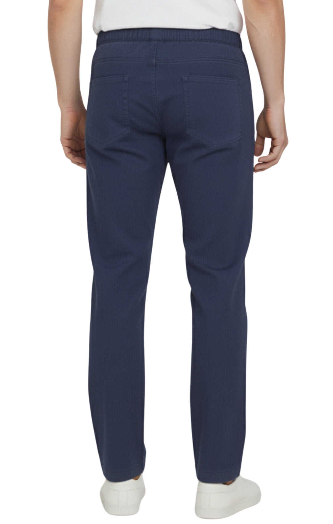 Men's Casual Elastic Waist Denim & Twill Pull on Jeans Pants 30