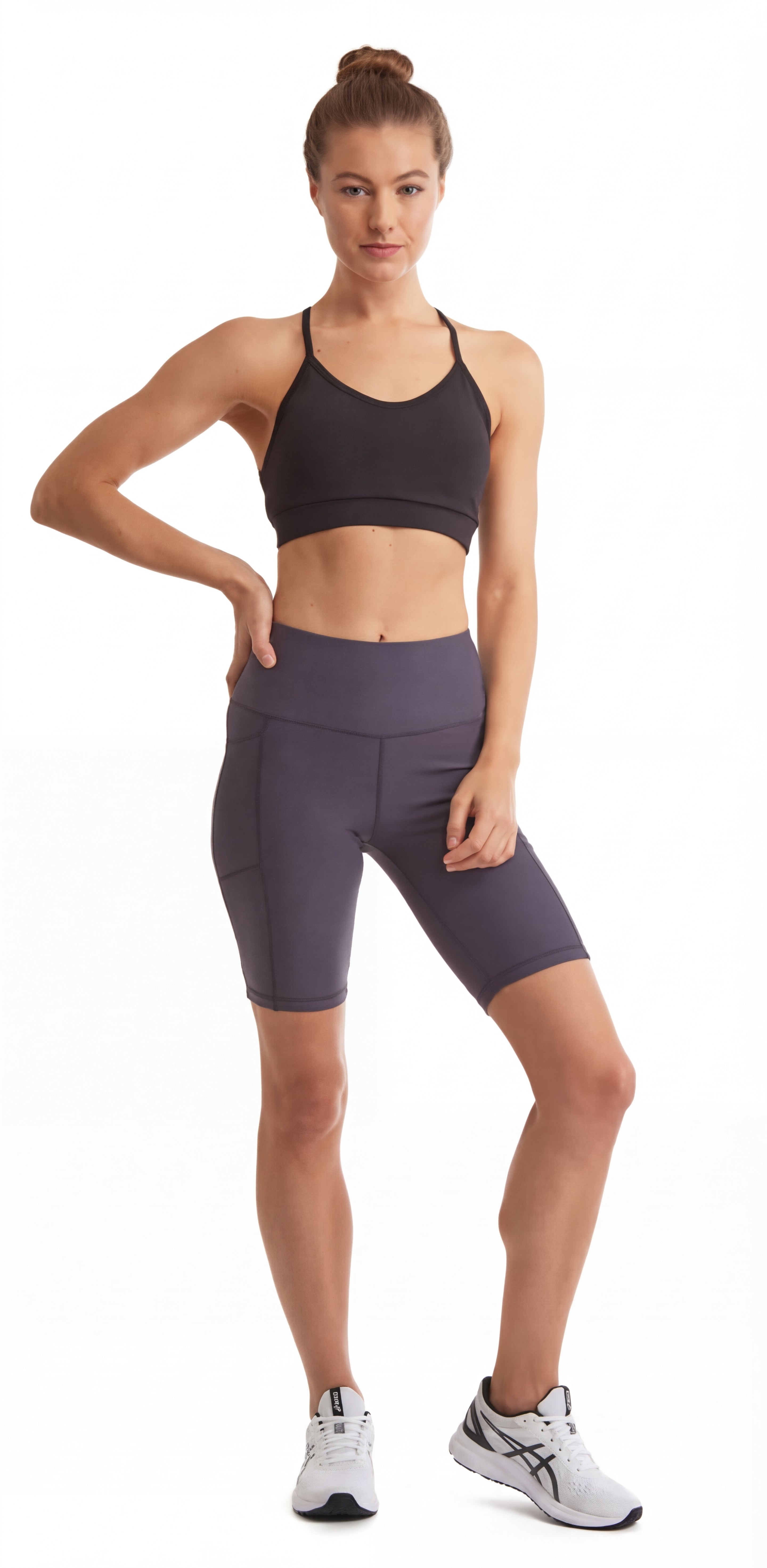 Turtle Bay New York Women's Compressed Double Knit Cycle Shorts