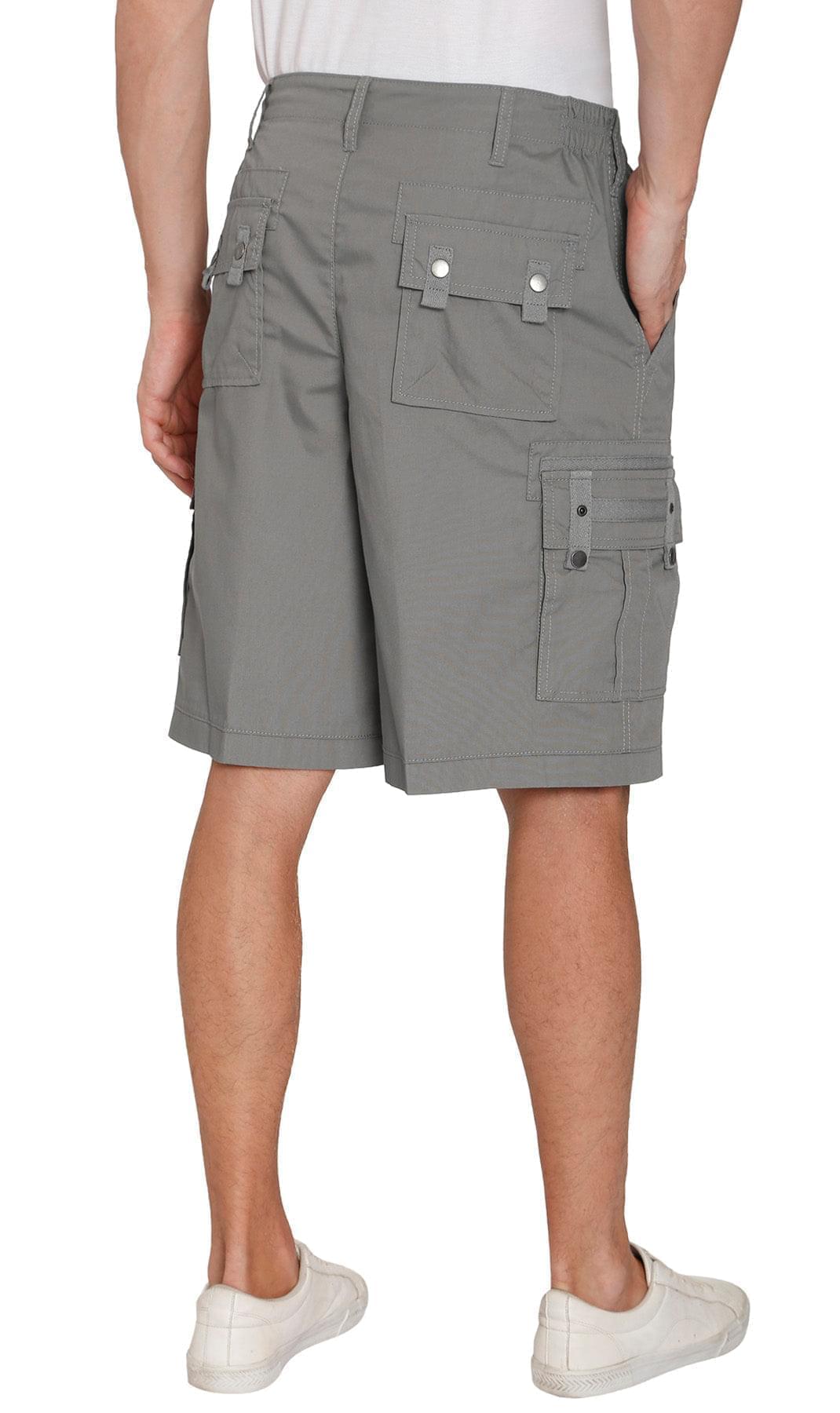 Men's Elastic Waist Cargo Shorts - Comfort and Functionality for Any Adventure TURTLE BAY APPAREL