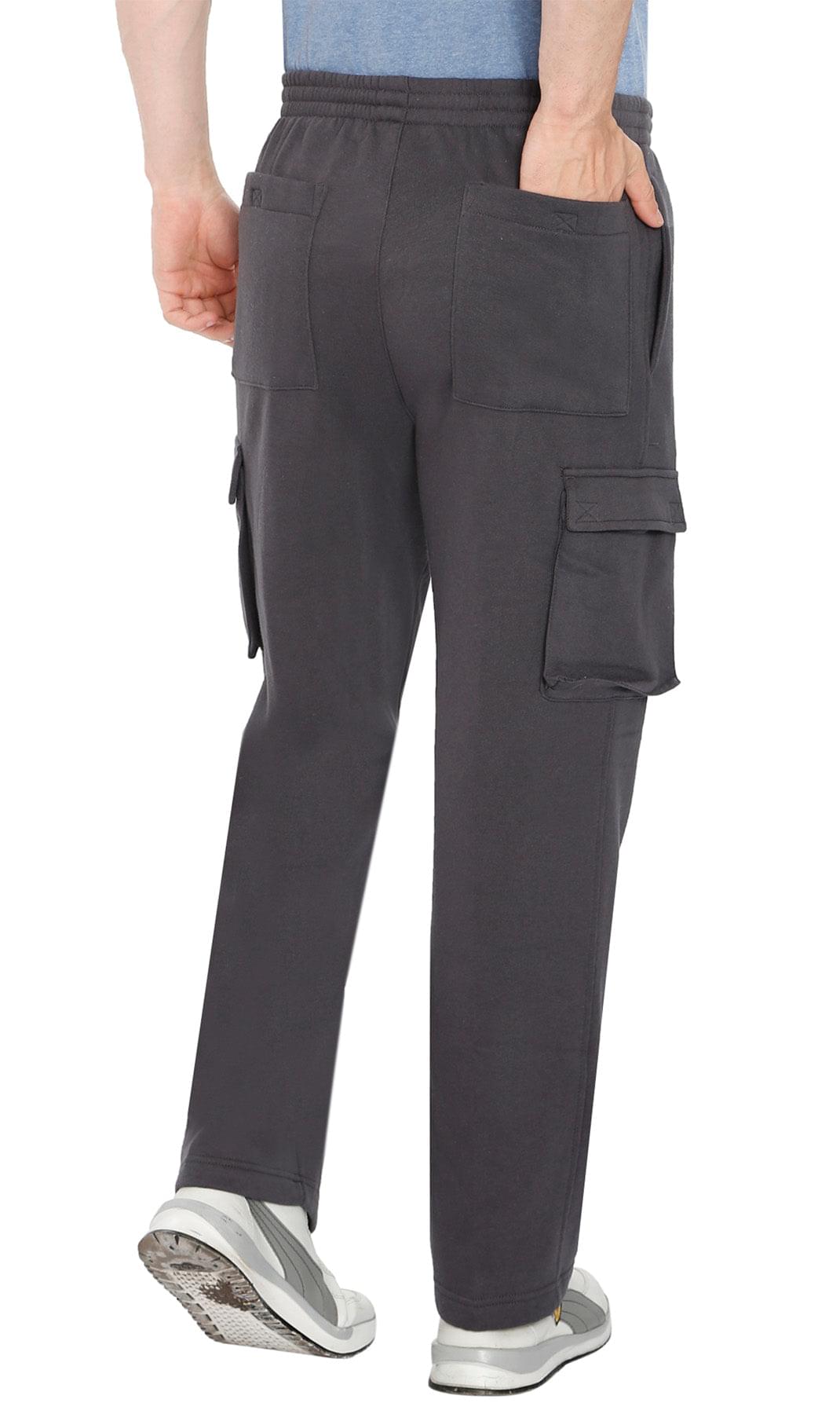 Men's Brushed Fleece Cargo Pants | Turtle Bay New York