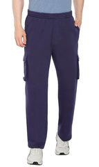 Men's Brushed Fleece Cargo Pants – Comfy Sweatpants with