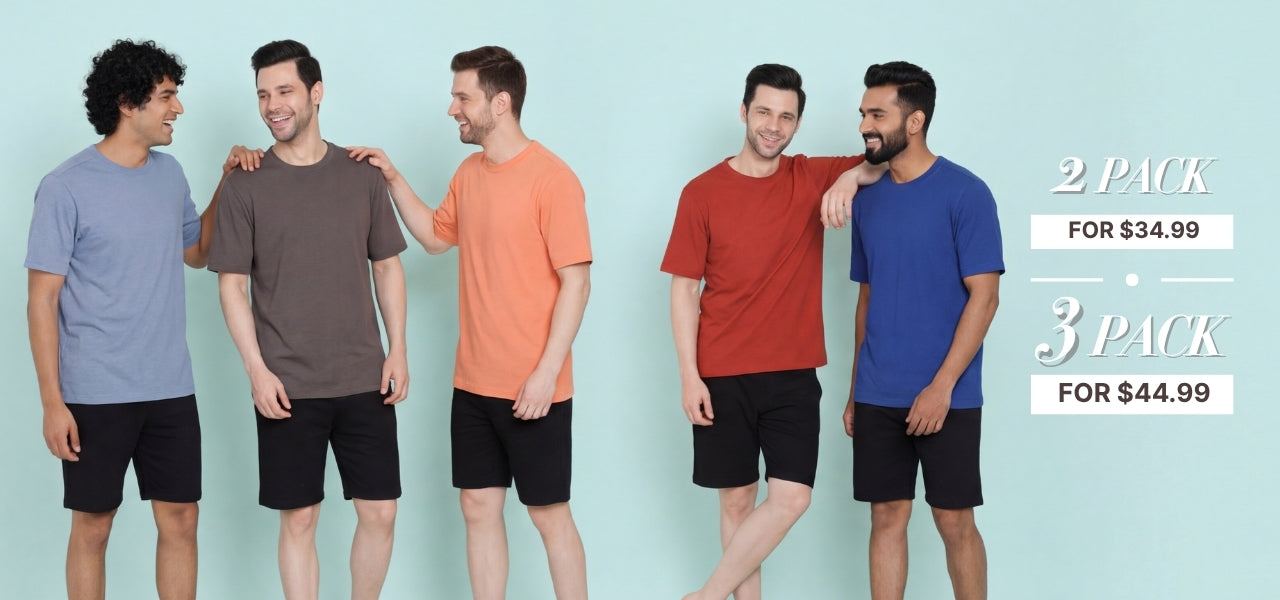 Turtle Bay New York Mens_Crew_Neck_T-Shirt multipacks combo pack