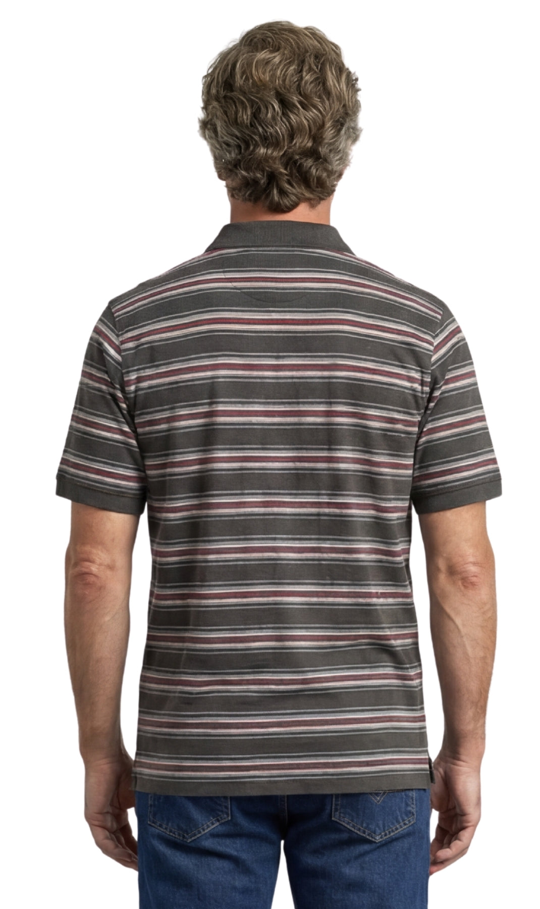 Mens Pique Knit Polo Aquamarine 19