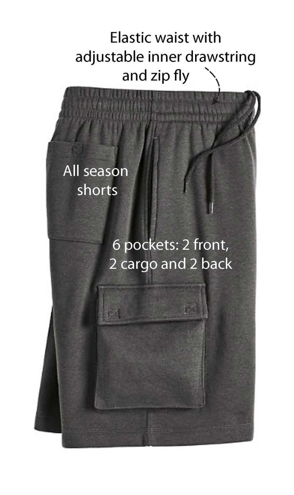 Men's Fleece Cargo Shorts – The Sweat Shorts You'll Wear Everywhere