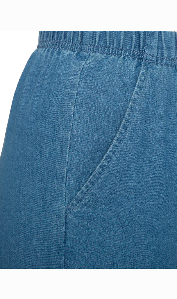 Women's Pull On Denim Jeans - Soft and Lightweight with a Bit of Stretch –  TURTLE BAY APPAREL