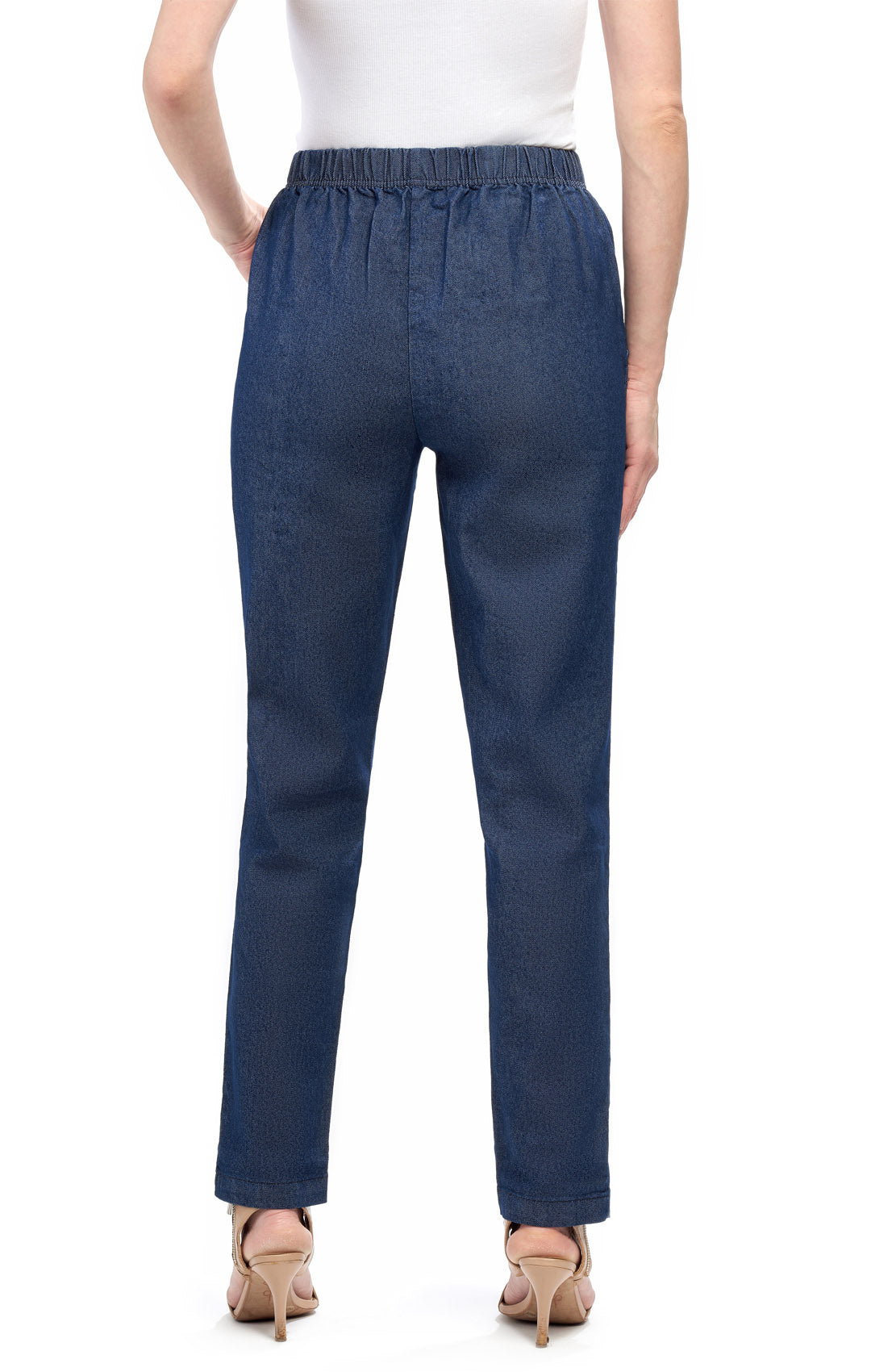 Women's Pull On Denim Jeans - Soft and Lightweight with a Bit of ...